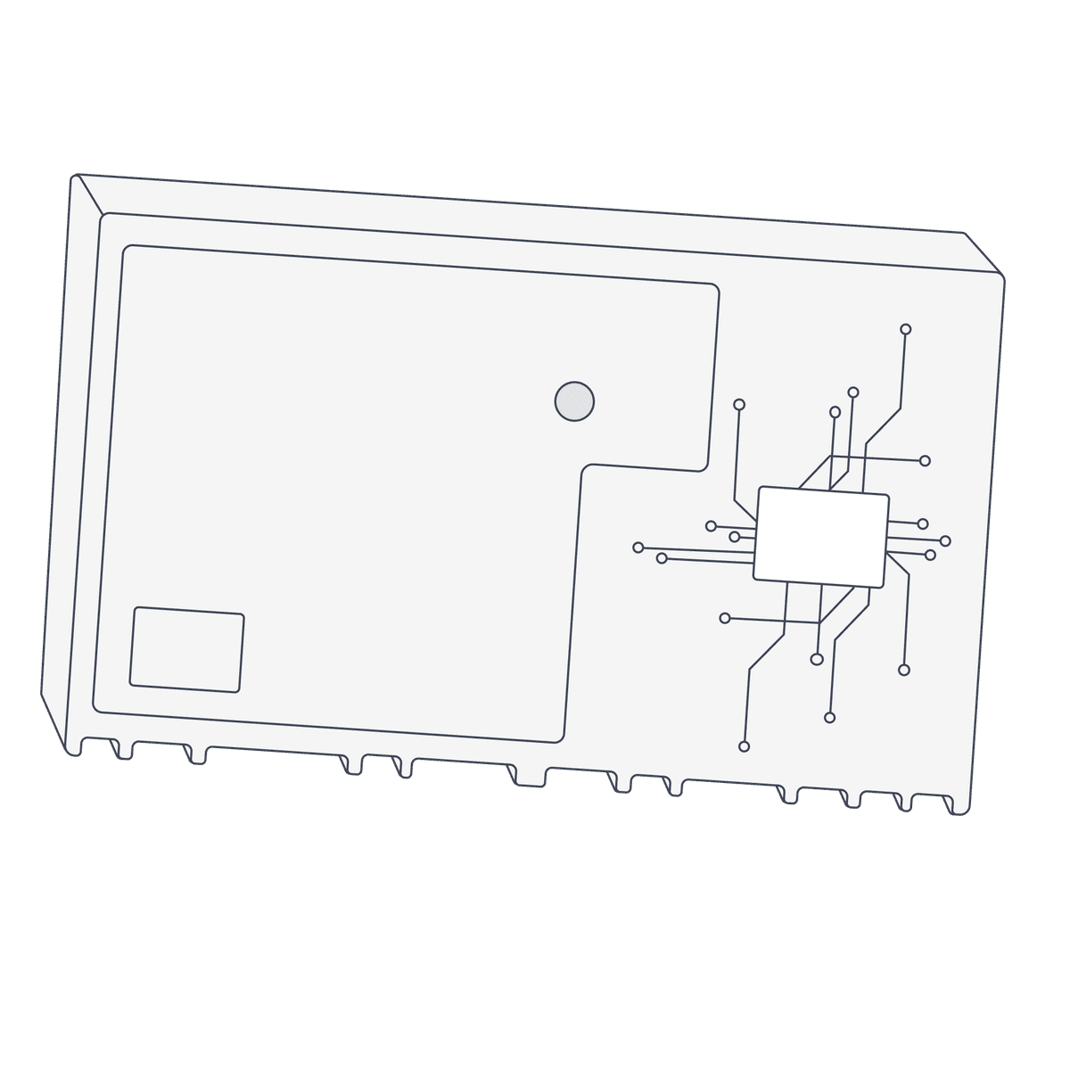 drawing of electronic component