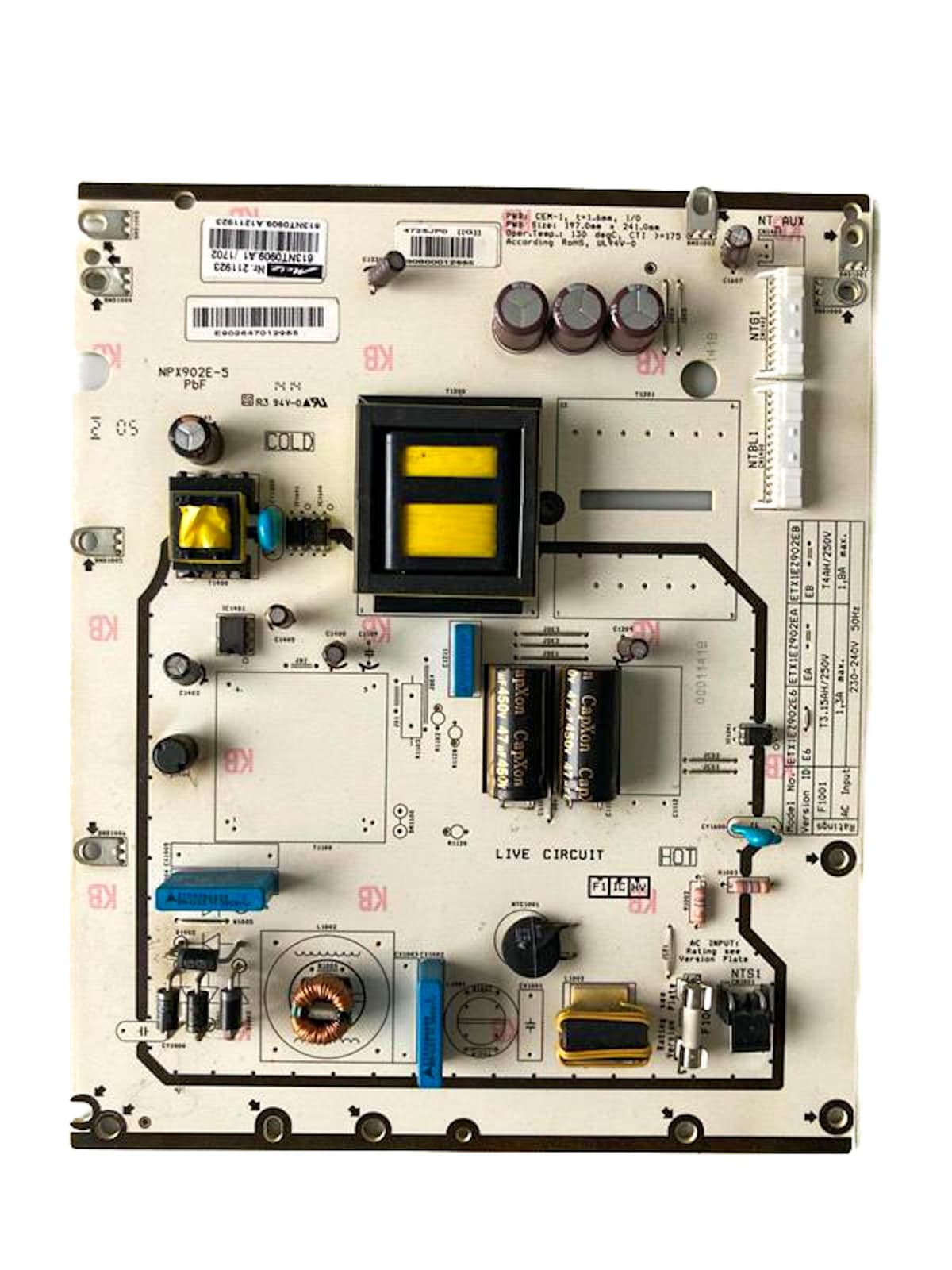 Metz Fernseher Netzteil-Elektronik Reparatur