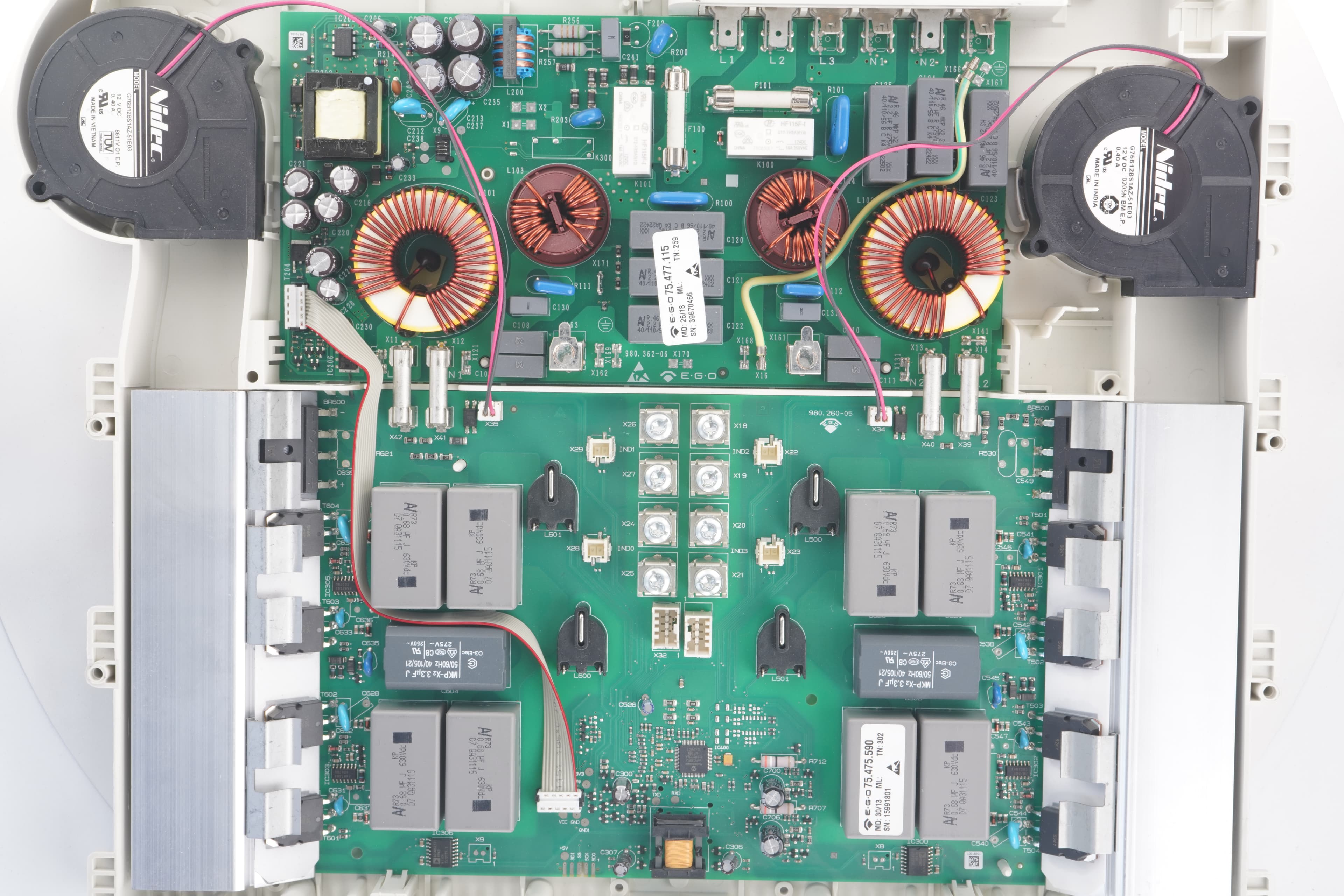 Riparazione elettronica del piano cottura a induzione Miele